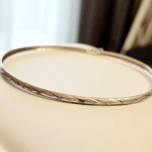 10K Gold Bangle Bracelet